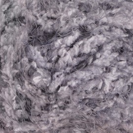 JubileeYarn 100g Soft Touch Fuzzy Fur Yarn, Smoke Grey 4 Skeins