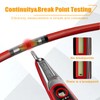 12V-250V Voltage Tester,Non-Contact Voltage Tester,Electrical Tester with LED Flashlight and