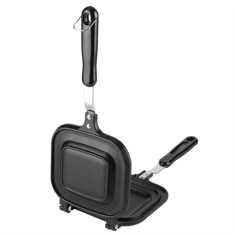Double-Sided Multifunction Fry Pan Sandwich Toaster Breakfast Maker Nonstick Baking