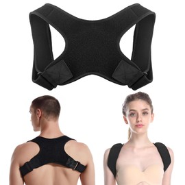 CNMTOOC Rückenstütze, Haltungsgerät für Männer und Frauen, atmungsaktiv, verstellbar, Rückenstrecker zur Linderung von Rückenschmerzen