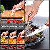 WELLSTAR 8-Piece Steak Knife Set with Wood Block – 4.75"