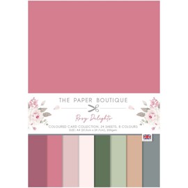 Paper Boutique Rosy Delights-Colour Card Collection, Various, A4