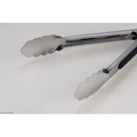 Takagi Auto Lock Stainless Steel Tongs 12.2 inches (31 cm) Takagi Barbecue Pasta Serving Salad Bread