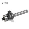 QUARKZMAN Rounded Cutter Diameter 15/64 Inch Shank 3/16 Inch Radius