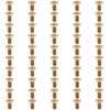 50Pcs Flat Hex Socket Screw Copper Countersunk Head Fastener Hardware