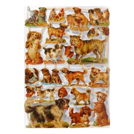 Glanzbilder EF 7213 Dog Puppy Wall Picture Living Room