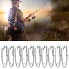 ​Longline Snap Clip,10Pcs Stainless Steel Longline Branch Hangers Snap Clip