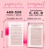 LLBA LashFolio Narrow Promade Fans | Handmade Volume Eyelashes |