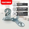 Amazing Drapery Hardware Spring Roller Shade Brackets - Sturdy Metal