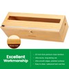 Libreshine 24" Bamboo Paper Roll Dispenser with Sliding Cutter &