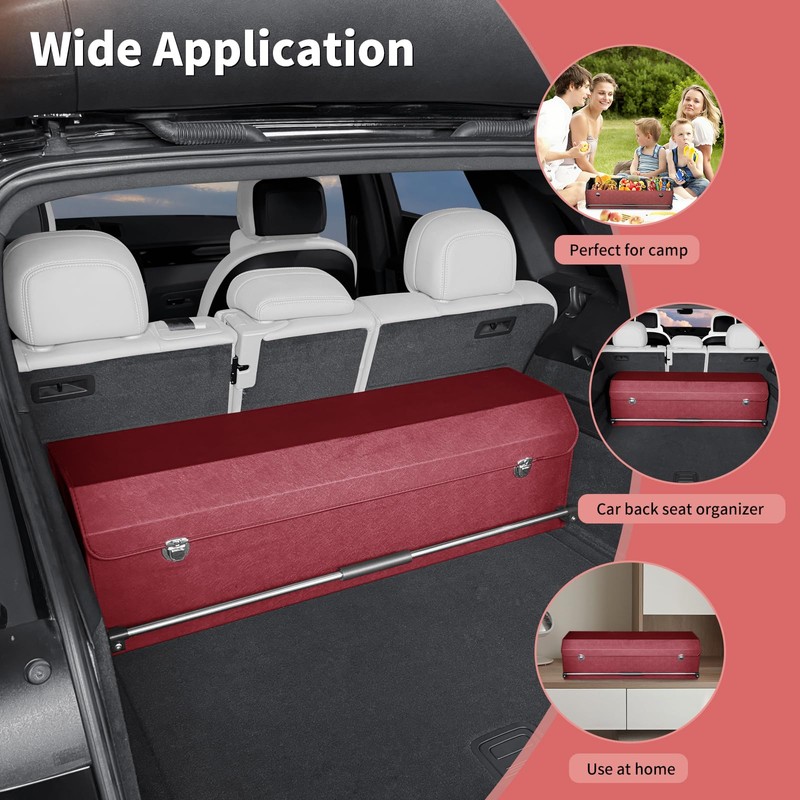 Car Trunk Organizer for Honda CR-V 2017-2022, Collapsible Sturdy Trunk