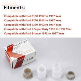 RLB-HILON Clutch Pedal Bushing Repair Kit Compatible with Ford F150 F250 F350 F-Super Duty Bronco 1992 1993 1994 1995 1996 1997 Year, for F3TZ2C342A