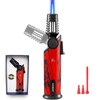 DOUBFIVSY Butane Torch Lighter, 60° Rotatable Refillable Kitchen Cooking Torch