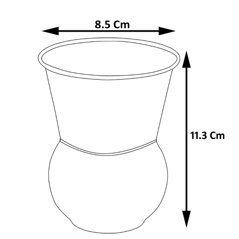 Hammered Copper Tumbler, LACQUERED-FREE, UNLINED and UNCOATED - 400 Ml,