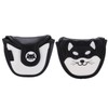 PU Leather Golf Putter Head Covers with Magnetic Closure Waterproof
