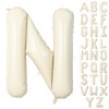 Cream Letter Balloons N