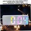 Mobestech Digital LED Alarm Clock with Large Display for Bedroom