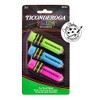 Ticonderoga Pencil Shaped Erasers, Neon Colors, 3 Count