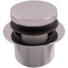 Eastman Tip-Toe Bath Drain Assembly Kit with Flange and Drain Washer, 1-1/2 Inch x 11.5 Inch Coarse Thread, Chrome Plated, 35235