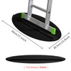 Extension Anti-Skid Ladder Stop Mat, 27"x15.7" Non-Slip Rubber Stabilizer Pad