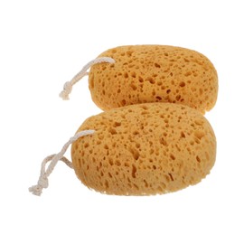 Baluue 2pcs Soft Exfoliating Bath Sponge Set Deep Cleaning Body Sponges for Men Women Durable Multi Functional for Relaxing Bath Experience