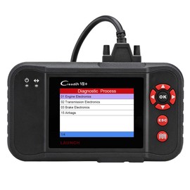 LAUNCH Code Reader Auto Diagnostic Creader VII Plus - Including Full OBD2 Functions & Reading/Clearing Codes in Engine, Transmission, ABS and SRS for DIYers & Professional Technicians