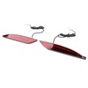 2Pcs LED Rear Bumper Reflector Light Waterproof Super Bright Long