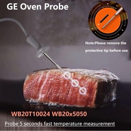 OEM Replacement GE WB20T10024 Oven Meat Probe | Direct Fit for WB20X5050 & Cafe Series | Precision Oven Temperature Probe & Turkey Temperature Probe for Electric/Gas Ovens