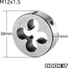 Burkit M12 x 1.5 juego de grifos y troqueles M12