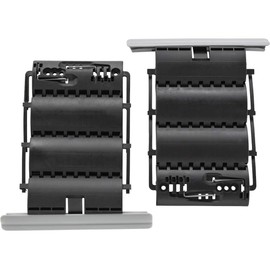 Schellenberg 16007 Rigid roller shutter clip, security lock, anti-burglary, universal anti-lift device, 2 pieces Black