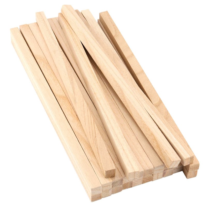 JAPCHET 100 Pack 12 x 1/2 x 1/2 Inch Square