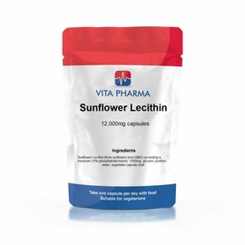 VITA PHARMA Sunflower Lecithin 12,000mg 365 Capsules
