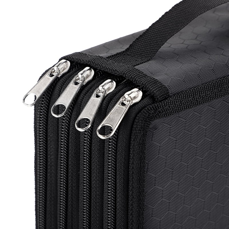 IGNPION Large Multi-Layer School Pencil Case for 72 Colored Pencils
