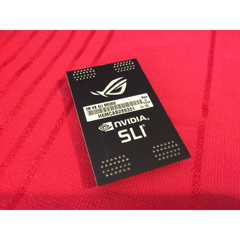 ASUS 2X ASUS ROG 2M HB 2-Way SLI Bridge Rev.