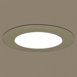 LEDVANCE 4" Night Ring Recessed Ceiling Downlight with Night Light, 10W, Recessed Lighting with 5 CCT (2700K/3000K/3500K/4000K/5000K), 830 LMS, 90 CRI, Energy Star, Damp Rated - 1 Pack (65792)
