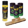Sun-Glo 3 Cans #4 Yellow Bear Wax, Sweep, Silicone Spray