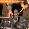 Stainless Steel Potato Masher, Labor-Saving Heavy Duty Potato Ricer,