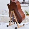 Guitar Stand Wooden Folding Floor Standing Vertical Household Bass Storage
