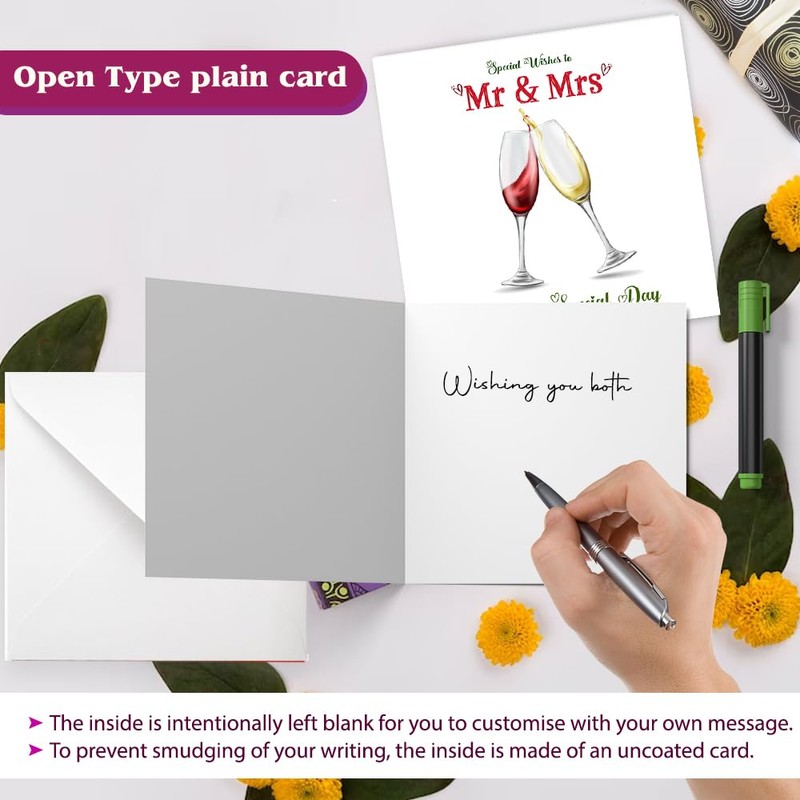 Papa Prints Engaged Card Greeting Card (145 x 150 mm)