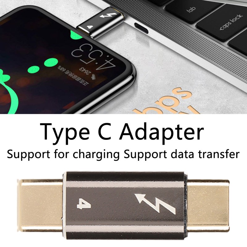 Type C Male to Type C Male Adapter Aluminium Alloy