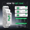 GEYA 10A Multifunctional Delay Time Relay 10 Function Choices AC/DC24V-240V