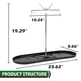 GRAND ORANGE Propane Tank Mounting Kit fit for RV 20lb 30lb LP Tanks Camper Travel Trailer