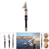 Protable Super Hard Carbon Fishing Rod Ultrashort Section Mini Telescopic