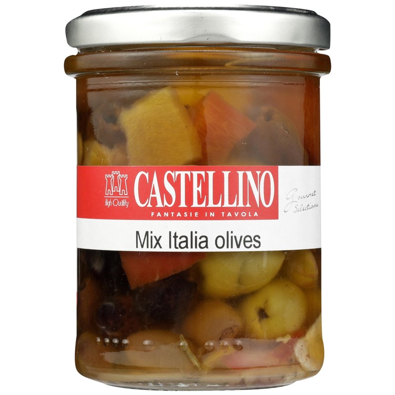 Castellino Mixed Italian Olives, 6.5 OZ