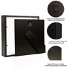 TouYinger 8x8 Shadow Box Frame Display Case with Letter Stickers,
