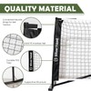 Silver Head 22 FT Pickleball Net | Portable Pickleball Net