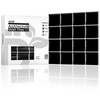 VViViD 11 Sheets Peel and Stick Black Gloss Faux Ceramic