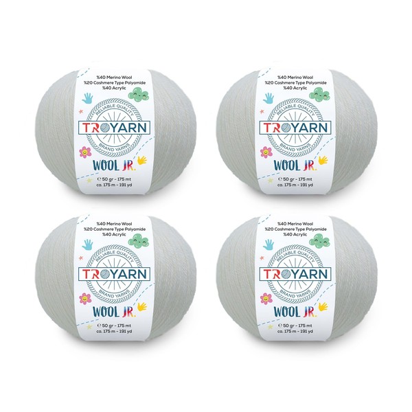 Troyarn Wool Jr (4- Skeins Pack) 40% Merino Wool%20 Cashmere%40