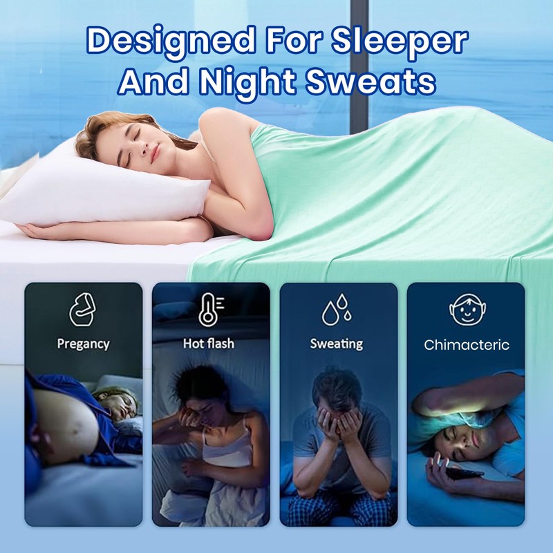 Cooling Blanket, Summer Cooling Blankets for Hot Sleepers, Arc-Chill Q-Max>0.5