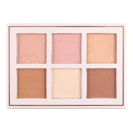 Paleta Contorno e Iluminador Floral Bloom Beauty Creations | 6 Tonos | Acabado Luminoso y Vegano | Para Piel Mixta